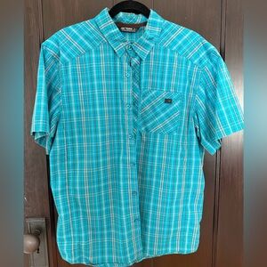 Arc'teryx Blue Plaid Men's Shirt